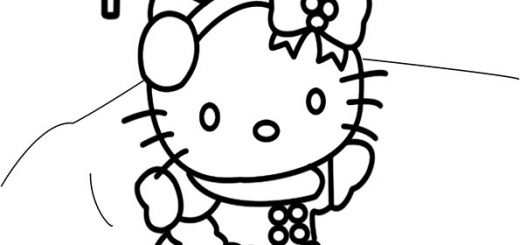 Malvorlagen Hello kitty-11
