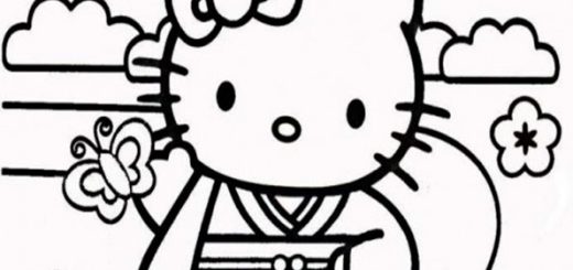 Malvorlagen Hello kitty-12