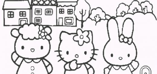 Malvorlagen Hello kitty-13