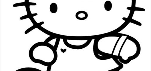 Malvorlagen Hello kitty 7