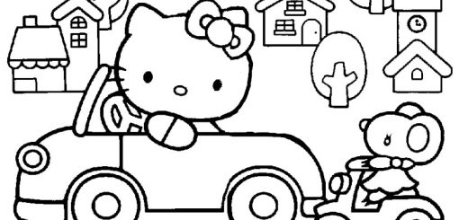 Malvorlagen Hello kitty 8