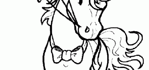 Malvorlagen Pferde-2