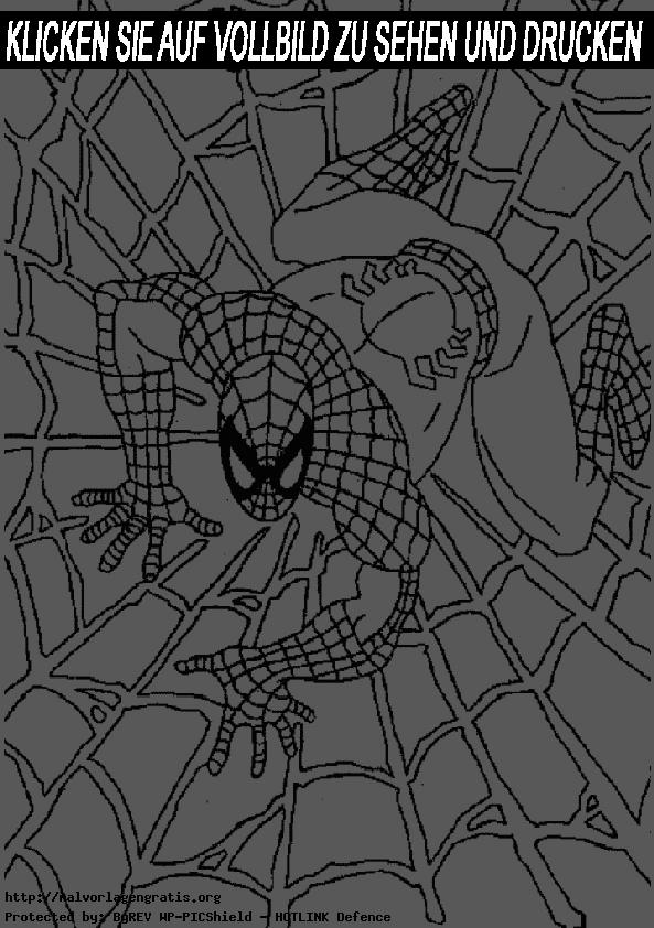 Malvorlagen Spiderman 6