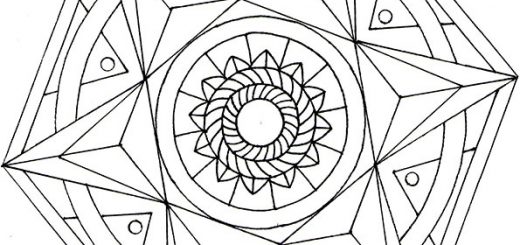 Malvorlagen Mandala-10