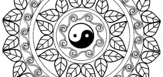 Malvorlagen Mandala-13