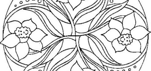 Malvorlagen Mandala-14