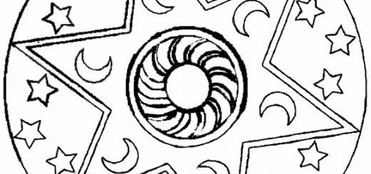 Malvorlagen Mandala-17