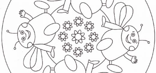 Malvorlagen Mandala-3