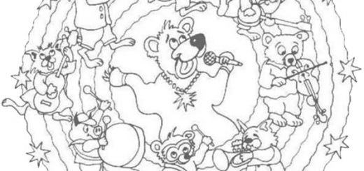 Malvorlagen Mandala-5