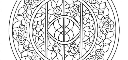 Malvorlagen Mandala-9