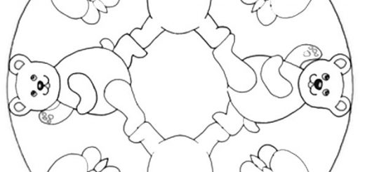 Malvorlagen Mandala-1