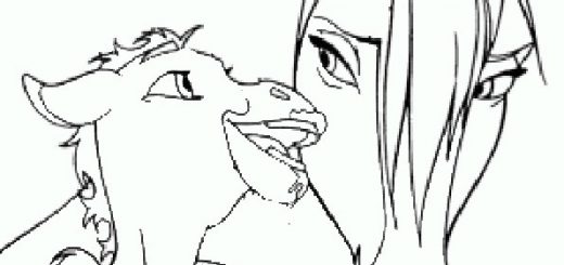 Malvorlagen Pferde-18