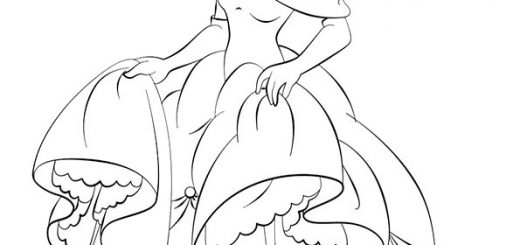 Malvorlagen Prinzessin-15