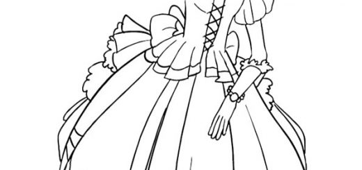 Malvorlagen Prinzessin-17