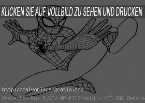 Malvorlagen Spiderman-12