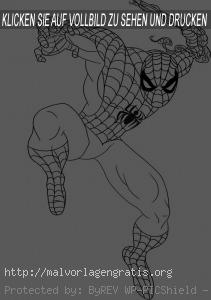 Malvorlagen Spiderman-13
