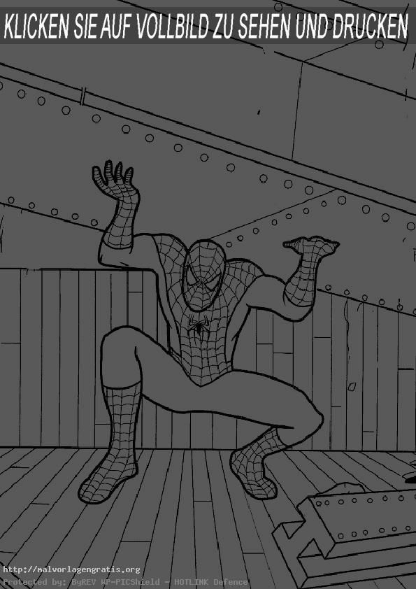 Malvorlagen Spiderman-14