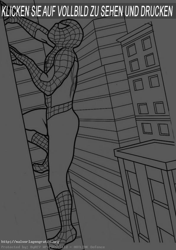 Malvorlagen Spiderman-16