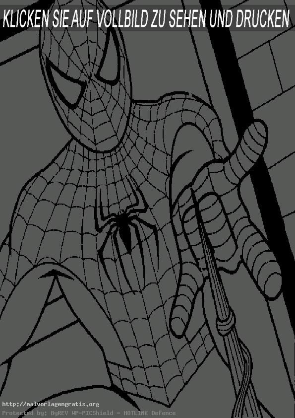 Malvorlagen Spiderman-19