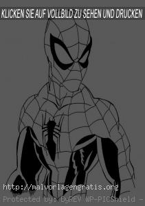 Malvorlagen Spiderman-20