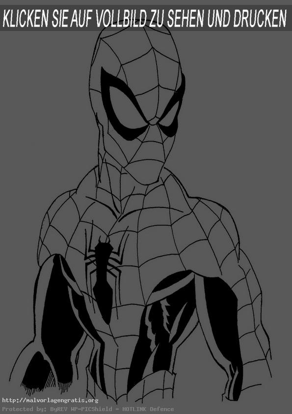 Malvorlagen Spiderman-20