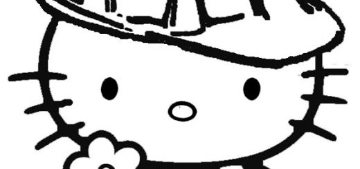 Malvorlagen Gratis Hello kitty-22