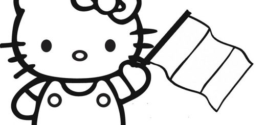 Malvorlagen Gratis Hello kitty-24