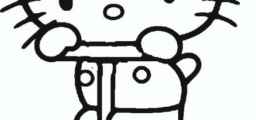 Malvorlagen Gratis, Hello kitty-25