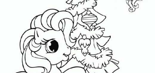 Malvorlagen -Gratis- Filly-1