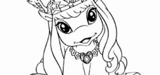 Malvorlagen Gratis Filly-11