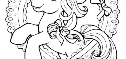 Malvorlagen- Gratis -Filly-2