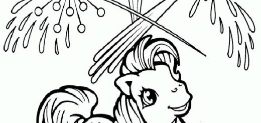 Malvorlagen Gratis Filly-4