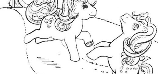 Malvorlagen Gratis Filly-8