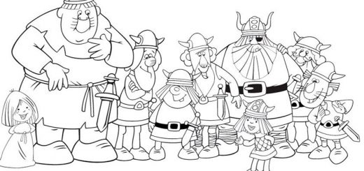 Malvorlagen gratis Vicky-10