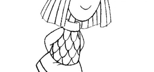 Malvorlagen gratis Vicky-11