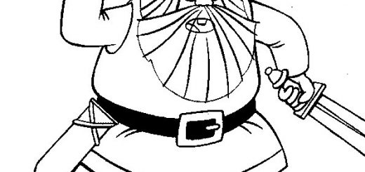 Malvorlagen gratis Vicky-12