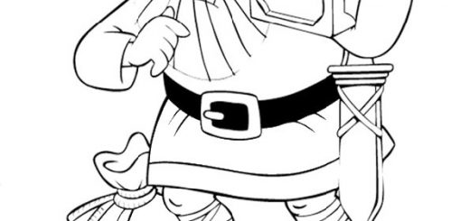 Malvorlagen gratis Vicky-15