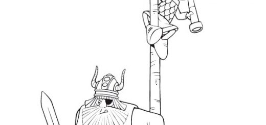 Malvorlagen gratis Vicky-5