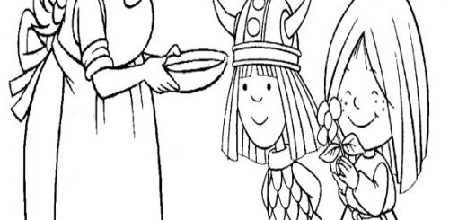 Malvorlagen gratis Vicky-6