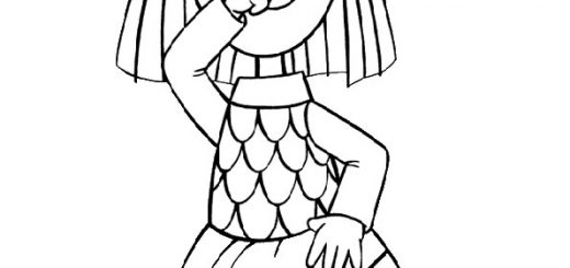 Malvorlagen gratis Vicky-7