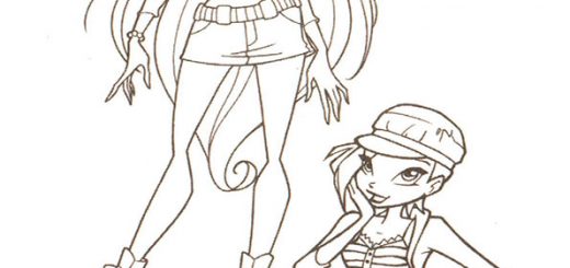 Malvorlagen Gratis Winx-2