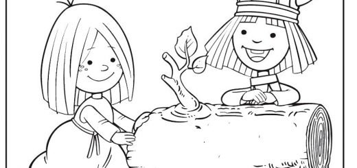 Malvorlagen gratis Vicky-4