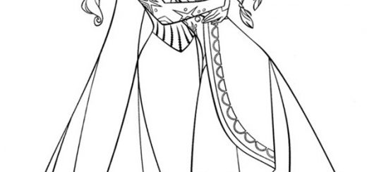 malvorlagen gratis eiskönigin-1