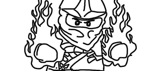malvorlagen gratis ninjago-8