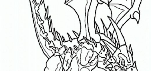 malvorlagen gratis drachen-9