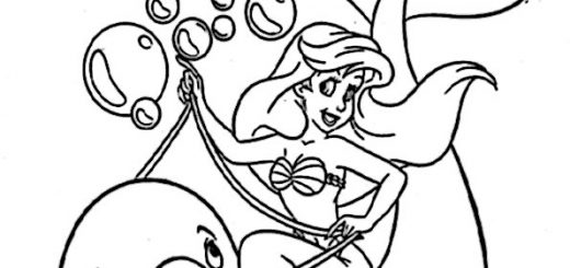 malvorlagen arielle-1