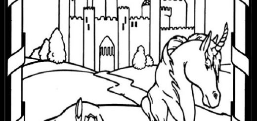 malvorlagen gratis einhorn-15